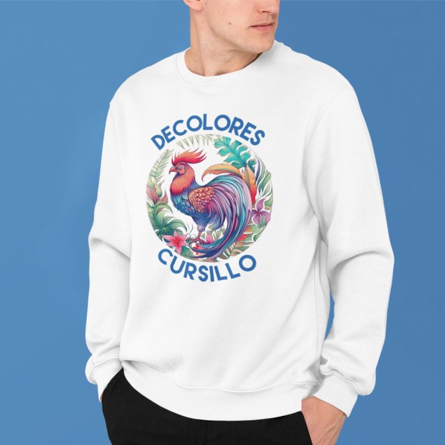 DeColores Cursillo Bunter Floralhahn  Sweatshirt (Von Creator hochgeladen)