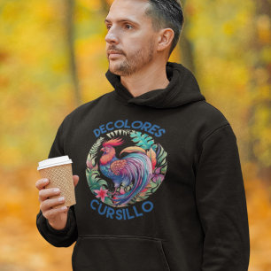 DeColores Cursillo Farbenfrohe Blumengestelle Hoodie
