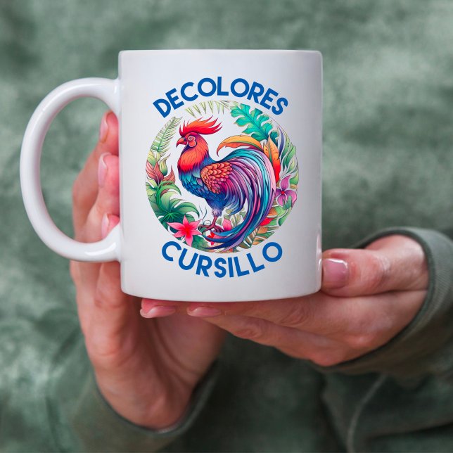 DeColores Cursillo Farbenfrohe Blumengestelle Kaffeetasse (Von Creator hochgeladen)