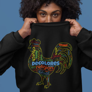 DeColores Cursillo-Hahn-Wortwolke  Sweatshirt