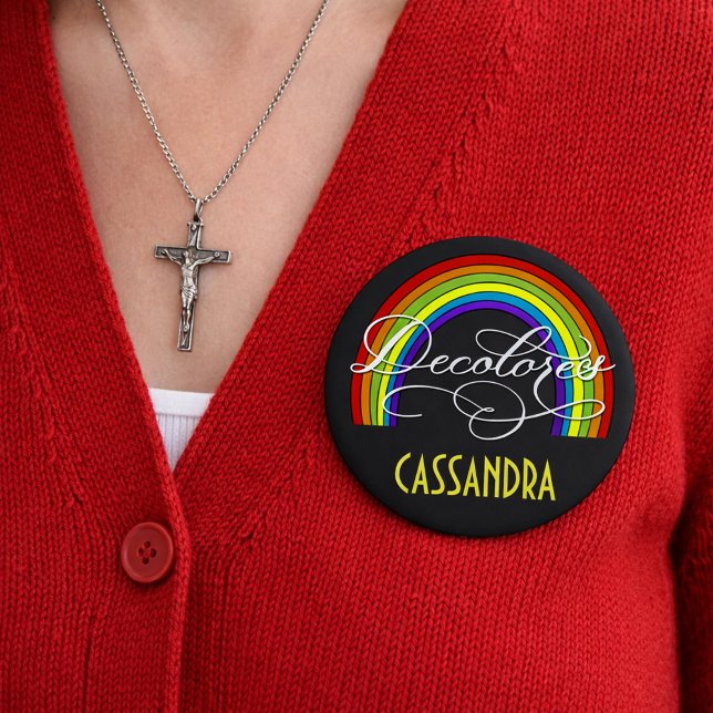DeColores Cursillo Rainbow Faith Religion Button (Von Creator hochgeladen)