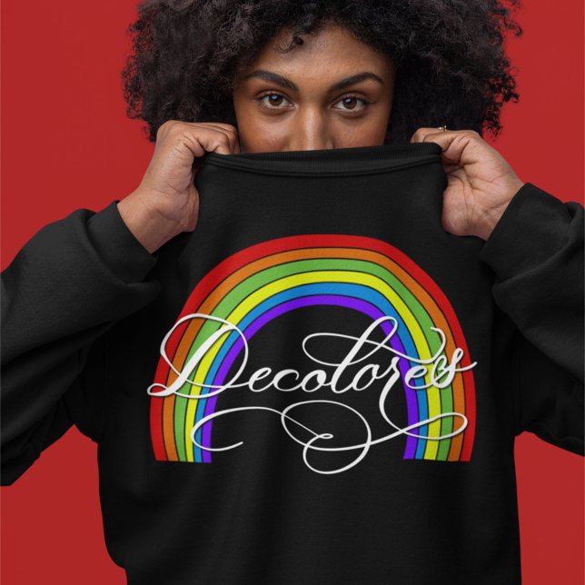 DeColores Cursillo Rainbow Faith Religion Sweatshirt (Von Creator hochgeladen)