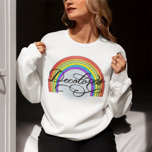 DeColores Cursillo Regenbogen Glaube Religion Sweatshirt