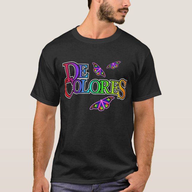 DeColores dunkle T T-Shirt (Vorderseite)