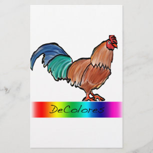 DeColores Hahn Briefpapier
