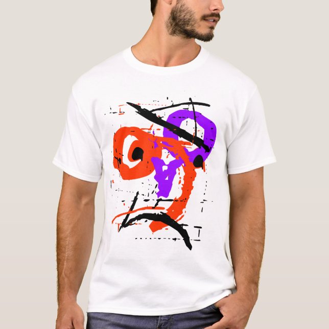 DECONSTRUCTED GESICHT T-Shirt (Vorderseite)