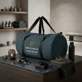 Deconstructed & Recovering Charcoal | Dark Minimal Duffle Bag