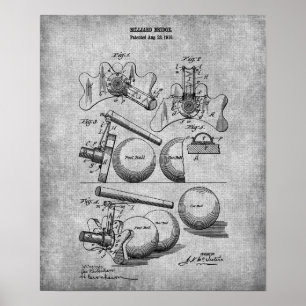 Decor des Pools 14 Billard Poster