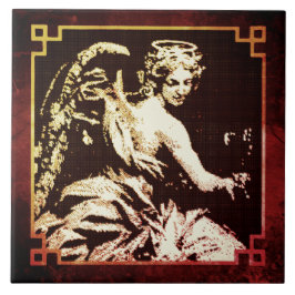 Décor Keramik Tile - Engel sind hell Fliese