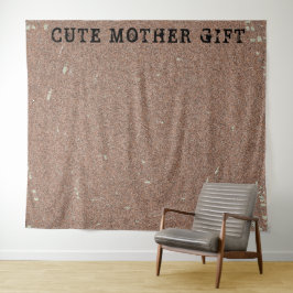 DECOR_Room_NIEDLICH MOTHER GIFT_BROWN_RMDESIGNFLO5 Wandteppich