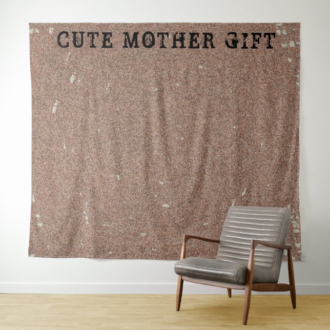 DECOR_Room_NIEDLICH MOTHER GIFT_BROWN_RMDESIGNFLO5 Wandteppich (Beispiel (Horizontal))