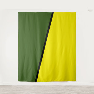DECOR_Room NIEDLICH _YELLOW_BLUE_GREEN_RMDESIGNFLO Wandteppich