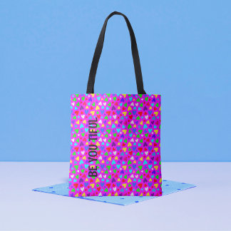 Decora Neon Regenbogen Herz Kawaii Maximalist Stil