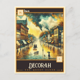 Decorah, Iowa Vintage Postkarte
