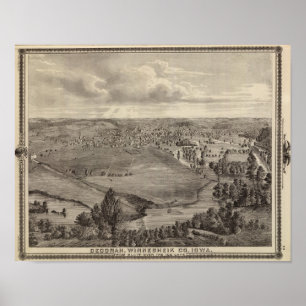 Decorah, Winnesheik Co., Iowa Poster