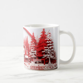 Decorated Christmas Landscape Mug Kaffeetasse