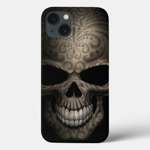 Decorated Dark Skull Case-Mate iPhone Hülle