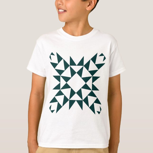Decorative 01 - Dunkelgrün T-Shirt (Vorderseite)