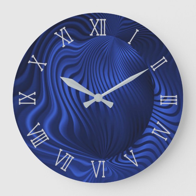 Decorative blaue Uhr (Vorderseite)