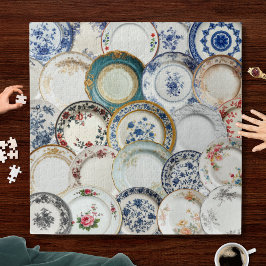Decorative China Plate Collection Art Puzzle