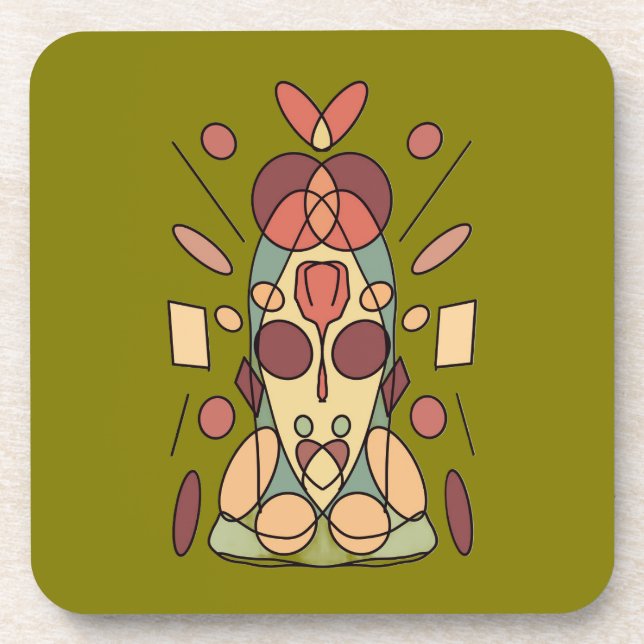 Decorative coach pillow  getränkeuntersetzer (Vorderseite)