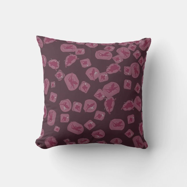 Decorative cushion Mauve / Dekoratives Mauve-Kisse Kissen (Vorderseite)