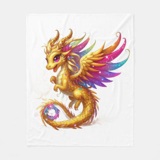 Decorative Dragon Fleece Blanket