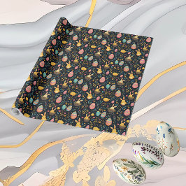 Decorative Eggs Easter Bunny Minimal Rustic Decor Geschenkpapier