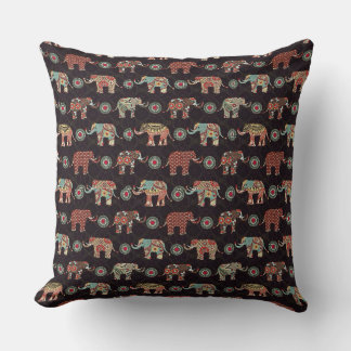 Decorative Elephant Pattern Pillow Cover Kissen