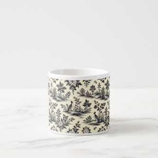 Decorative French toile pattern Espressotasse