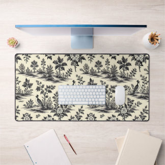 Decorative French toile pattern Schreibtischunterlage