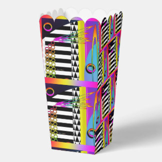 Decorative Geo Patterns Popcorn Geschenkschachtel