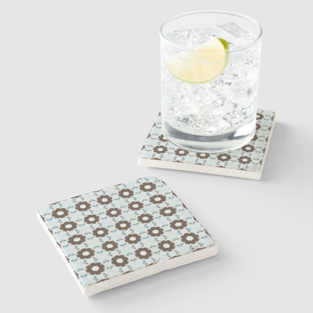 decorative  geometric pattern stone coaster  steinuntersetzer (Von Creator hochgeladen)