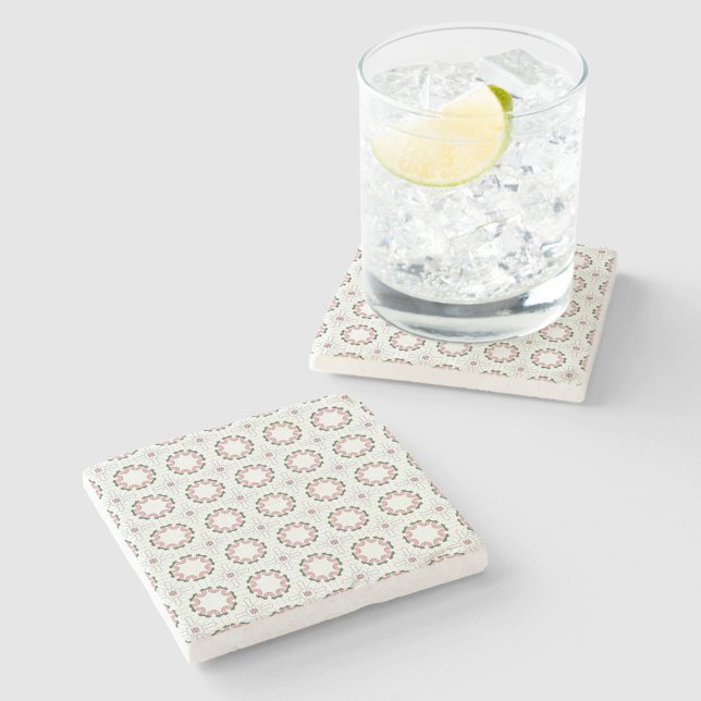 decorative  geometric pattern stone coaster  steinuntersetzer (Von Creator hochgeladen)