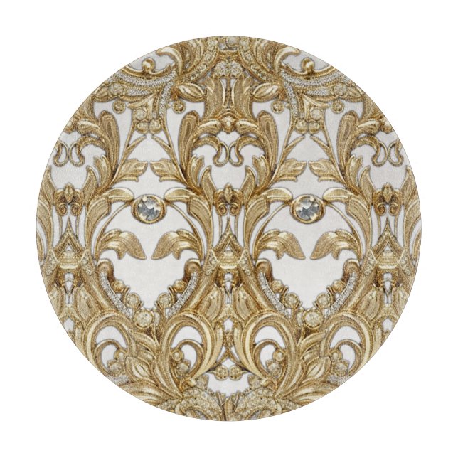 Decorative Gold Cutting Board Schneidebrett (Vorderseite)
