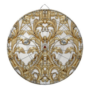 Decorative Gold Dartboard Dartscheibe