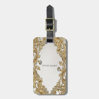 Decorative Gold-Gepäckmarke Gepäckanhänger