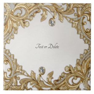 Decorative Gold Keramik Tile Fliese