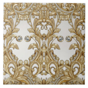 Decorative Gold Keramik Tile Fliese