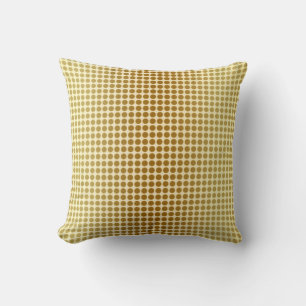 Decorative Gold Polka Dots Kissen