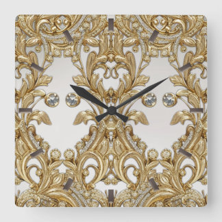 Decorative goldene Uhr