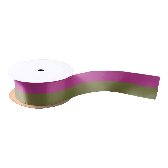  Decorative Half And Half  Satinband (Spule)