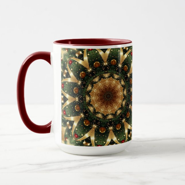 Decorative Holiday Mug Tasse (Links)