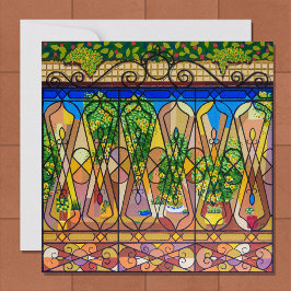 Decorative italienische Gartenflatkarte