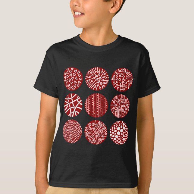 Decorative Kreise T-Shirt (Vorderseite)