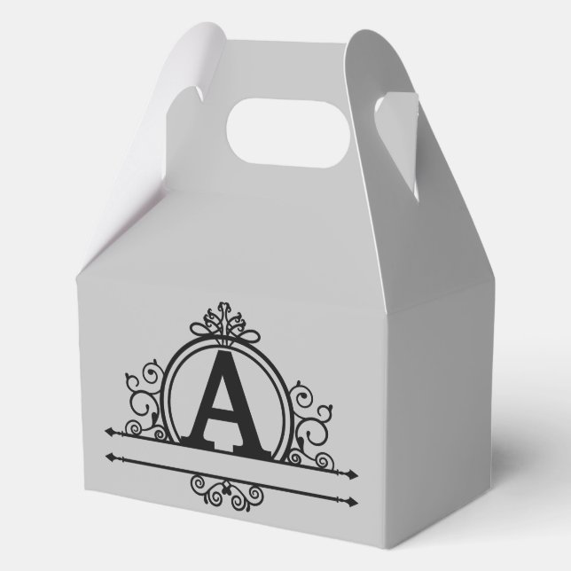 Decorative Monogramm A Geschenkschachtel (Vorderseite)
