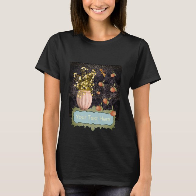 Decorative Moody Floral T-Shirt (Vorderseite)