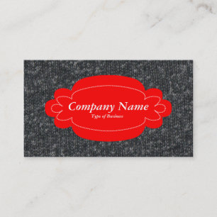 Decorative Panel 01 - Rot - Fine Wool 02 Visitenkarte