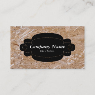 Decorative Panel 01 - Schwarz - Chipboard Visitenkarte