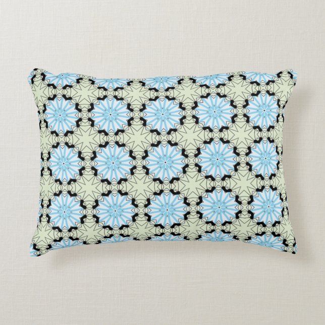 decorative pillow featuring a geometric pattern dekokissen (Vorderseite)